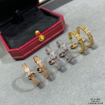 까르띠에 cartier 러브 다이아 귀걸이 (3color)