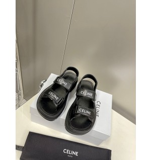 셀린느 23ss celine 로고 스크래치 스트랩 샌들